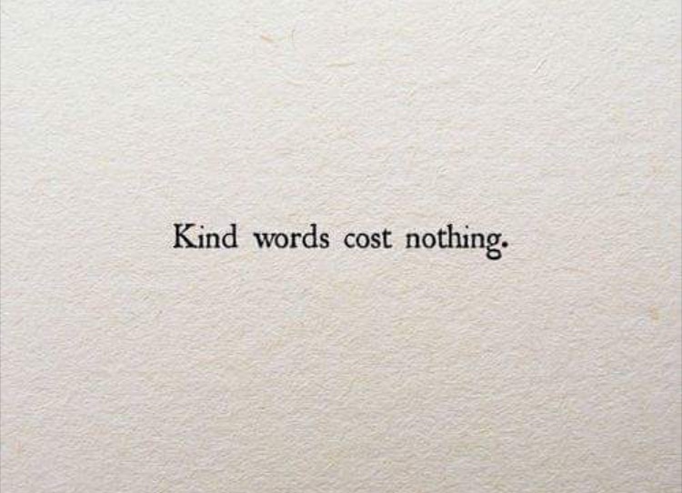 Complimentendag. Kind words cost nothing
